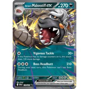 SV10 - Destined Rivals - 139/182 - Arven's Mabosstiff ex - Double Rare