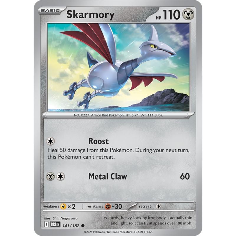 SV10 - Destined Rivals - 141/182 - Skarmory - Common