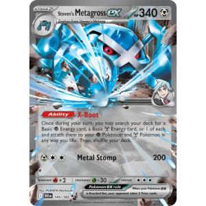 SV10 - Destined Rivals - 145/182 - Steven's Metagross ex - Double Rare