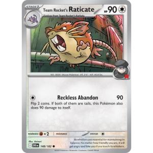 SV10 - Destined Rivals - 148/182 - Team Rocket's Raticate - Common