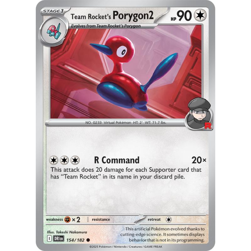 SV10 - Destined Rivals - 154/182 - Team Rocket's Porygon2 - Common