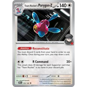 SV10 - Destined Rivals - 155/182 - Team Rocket's Porygon-Z - Uncommon