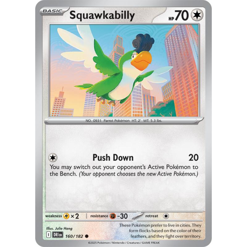 SV10 - Destined Rivals - 160/182 - Squawkabilly - Common REVERSE