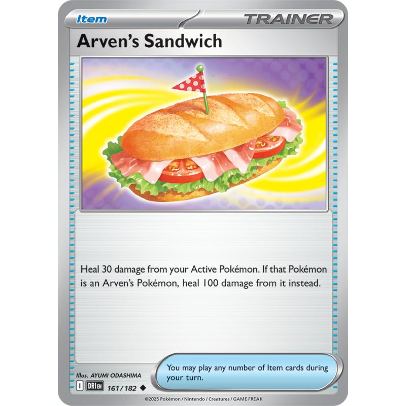 SV10 - Destined Rivals - 161/182 - Arven's Sandwich - Uncommon
