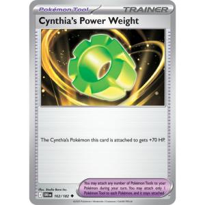 SV10 - Destined Rivals - 162/182 - Cynthia's Power Weight - Uncommon REVERSE