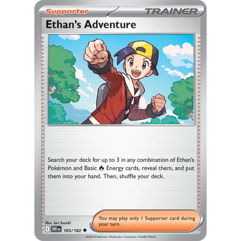 SV10 - Destined Rivals - 165/182 - Ethan's Adventure - Uncommon