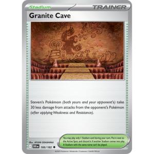 SV10 - Destined Rivals - 166/182 - Granite Cave - Uncommon REVERSE