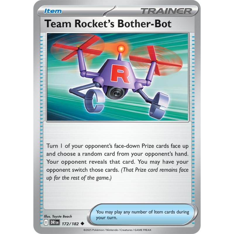 SV10 - Destined Rivals - 172/182 - Team Rocket's Bother-Bot - Uncommon