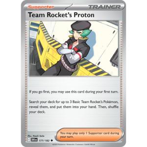 SV10 - Destined Rivals - 177/182 - Team Rocket's Proton - Uncommon