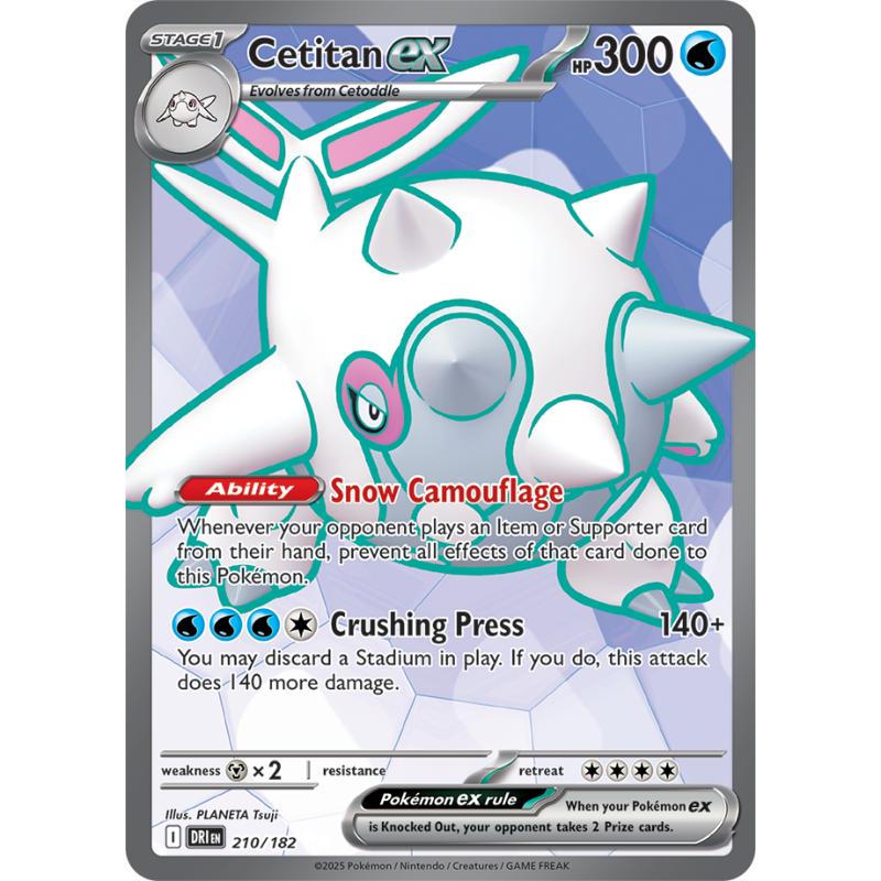 SV10 - Destined Rivals - 210/182 - Cetitan ex - Ultra Rare