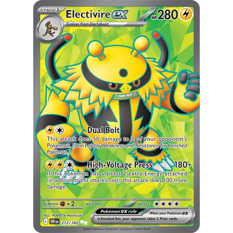 SV10 - Destined Rivals - 212/182 - Electivire ex - Ultra Rare