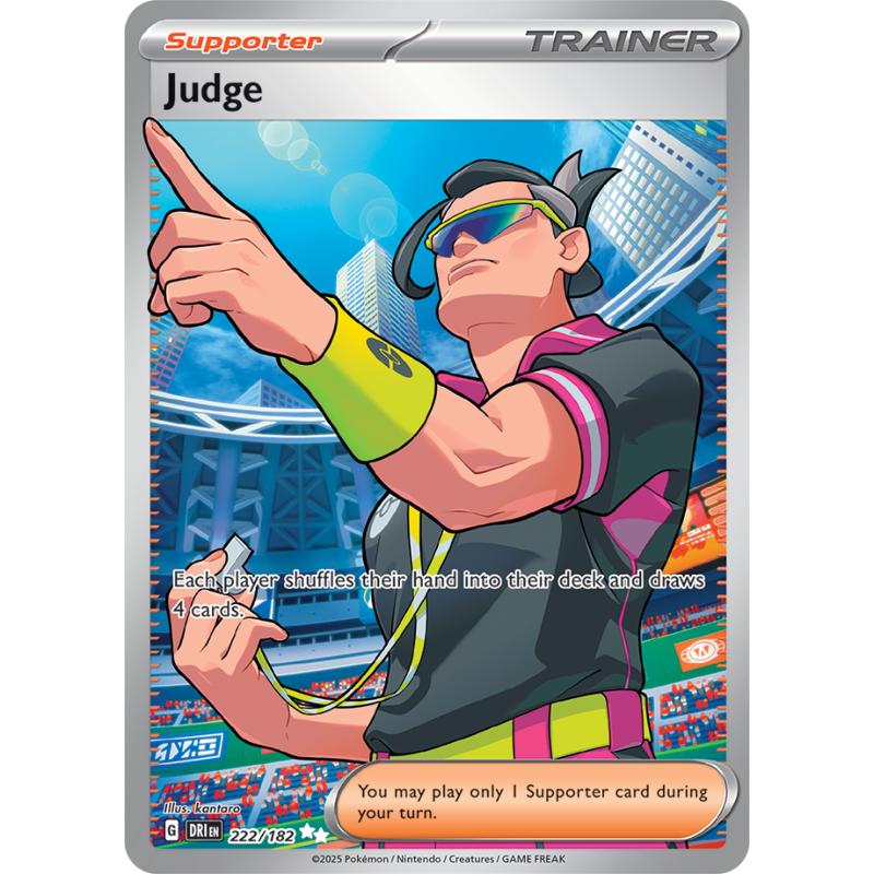 SV10 - Destined Rivals - 222/182 - Judge - Ultra Rare