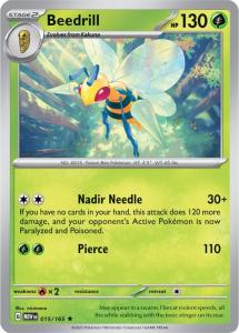 SV3.5 - 151 - 015/165 - Beedrill - Holo Rare
