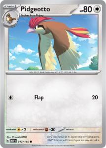 SV3.5 - 151 - 017/165 - Pidgeotto - Common