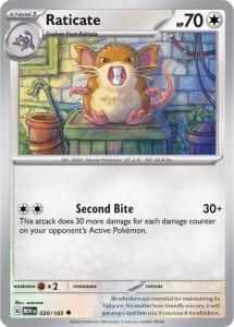 SV3.5 - 151 - 020/165 - Raticate - Uncommon