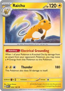 SV3.5 - 151 - 026/165 - Raichu - Rare - Reverse Holo