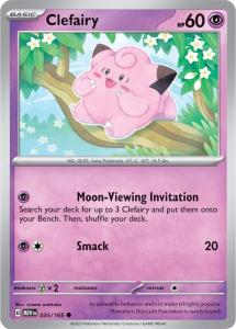SV3.5 - 151 - 035/165 - Clefairy - Common - Reverse Holo