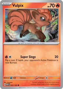 SV3.5 - 151 - 037/165 - Vulpix - Common