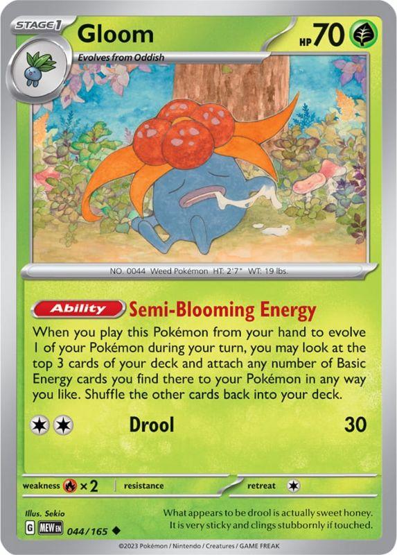 SV3.5 - 151 - 044/165 - Gloom - Uncommon - Reverse Holo