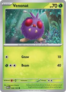 SV3.5 - 151 - 048/165 - Venonat - Common - Reverse Holo