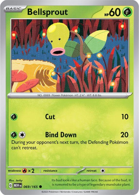 SV3.5 - 151 - 069/165 - Bellsprout - Common - Reverse Holo