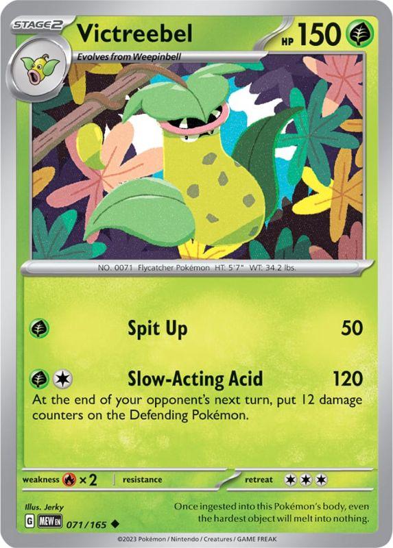 SV3.5 - 151 - 071/165 - Victreebel - Uncommon - Reverse Holo