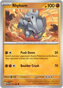 SV3.5 - 151 - 111/165 - Rhyhorn - Common