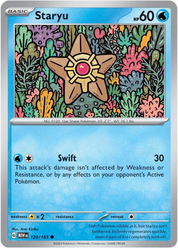 SV3.5 - 151 - 120/165 - Staryu - Common - Reverse Holo