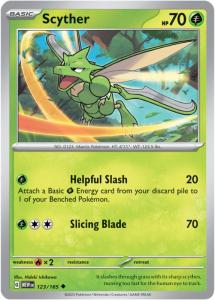 SV3.5 - 151 - 123/165 - Scyther - Uncommon