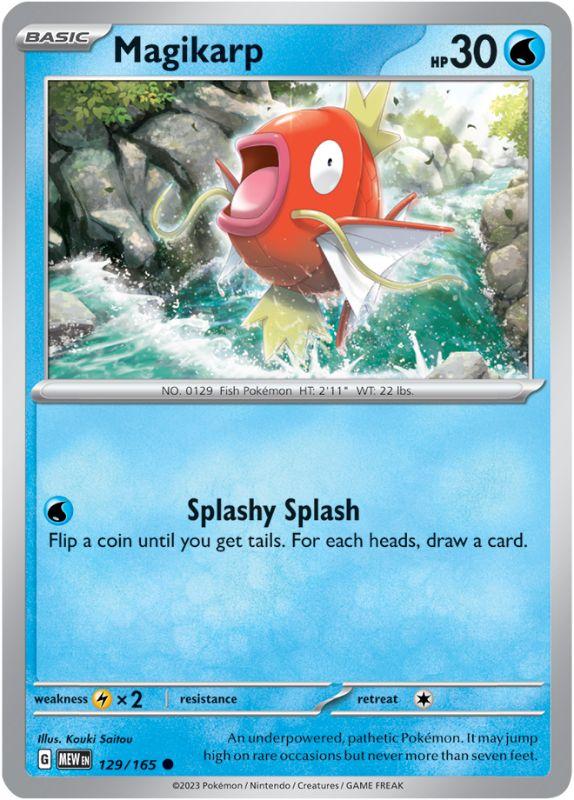 SV3.5 - 151 - 129/165 - Magikarp - Common - Reverse Holo