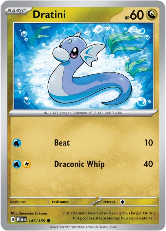 SV3.5 - 151 - 147/165 - Dratini - Common - Reverse Holo