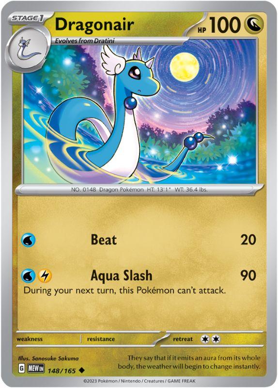 SV3.5 - 151 - 148/165 - Dragonair - Uncommon - Reverse Holo