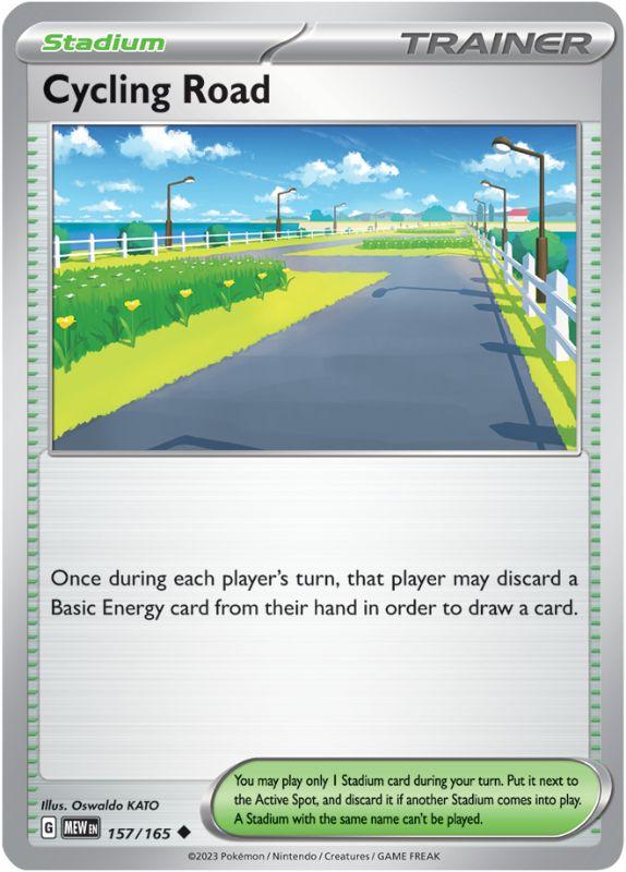 SV3.5 - 151 - 157/165 - Cycling Road - Uncommon - Reverse Holo