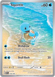SV3.5 - 151 - 170/165 - Squirtle - Illustration Rare