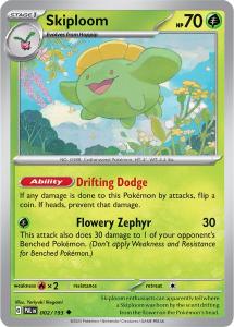 SV2 - Paldea Evolved - 002 /193 - Skiploom - Uncommon