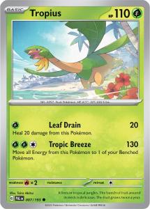 SV2 - Paldea Evolved - 007 /193 - Tropius - Common