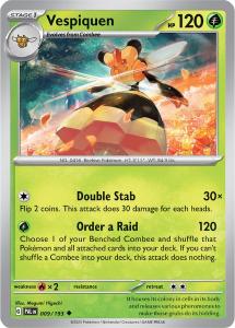 SV2 - Paldea Evolved - 009 /193 - Vespiquen - Uncommon