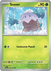 SV2 - Paldea Evolved - 010 /193 - Snover - Common
