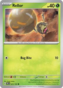 SV2 - Paldea Evolved - 025 /193 - Rellor - Common