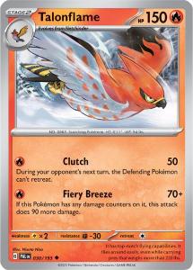 SV2 - Paldea Evolved - 030 /193 - Talonflame - Uncommon