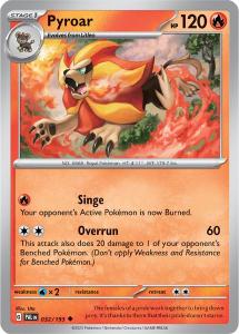 SV2 - Paldea Evolved - 032 /193 - Pyroar - Uncommon