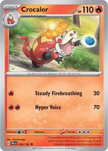 SV2 - Paldea Evolved - 036 /193 - Crocalor - Rare