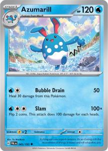 SV2 - Paldea Evolved - 045 /193 - Azumarill - Uncommon Reverse