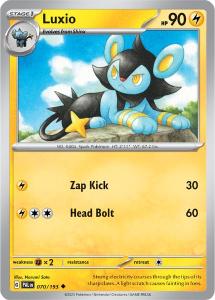SV2 - Paldea Evolved - 070 /193 - Luxio - Uncommon