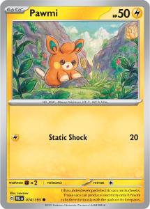 SV2 - Paldea Evolved - 074 /193 - Pawmi - Common