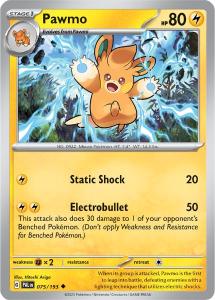 SV2 - Paldea Evolved - 075 /193 - Pawmo - Uncommon