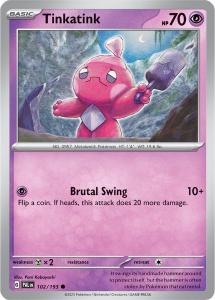 SV2 - Paldea Evolved - 102/193 - Tinkatink - Common