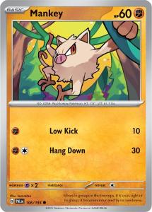 SV2 - Paldea Evolved - 106/193 - Mankey - Common