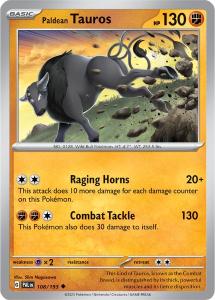 SV2 - Paldea Evolved - 108/193 - Paldean Tauros - Uncommon