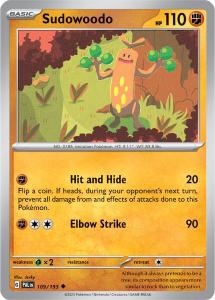 SV2 - Paldea Evolved - 109/193 - Sudowoodo - Uncommon Reverse